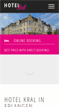 Mobile Screenshot of hotel-kral.de